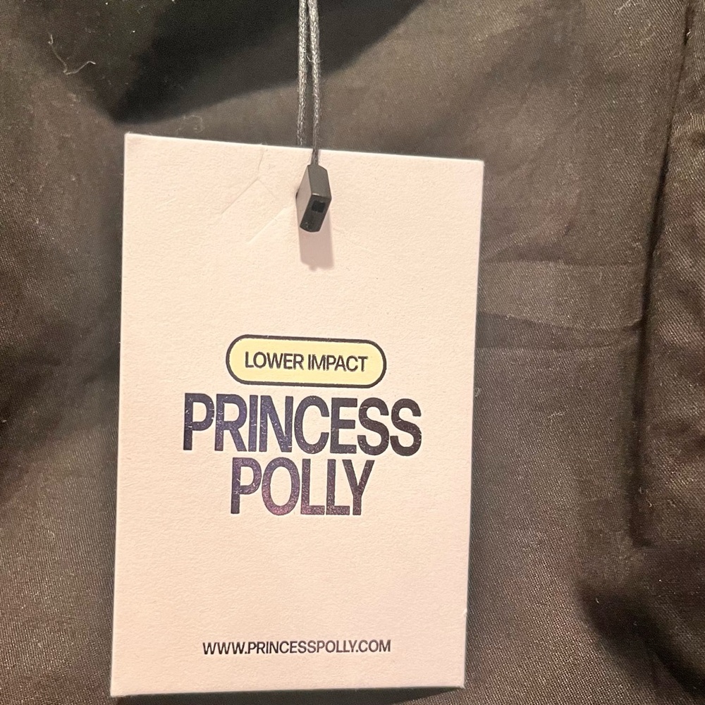 🆕- Princess Polly-STRAPLIE MINI DRESS BLACK. Size: 8 - Picture 12 of 12